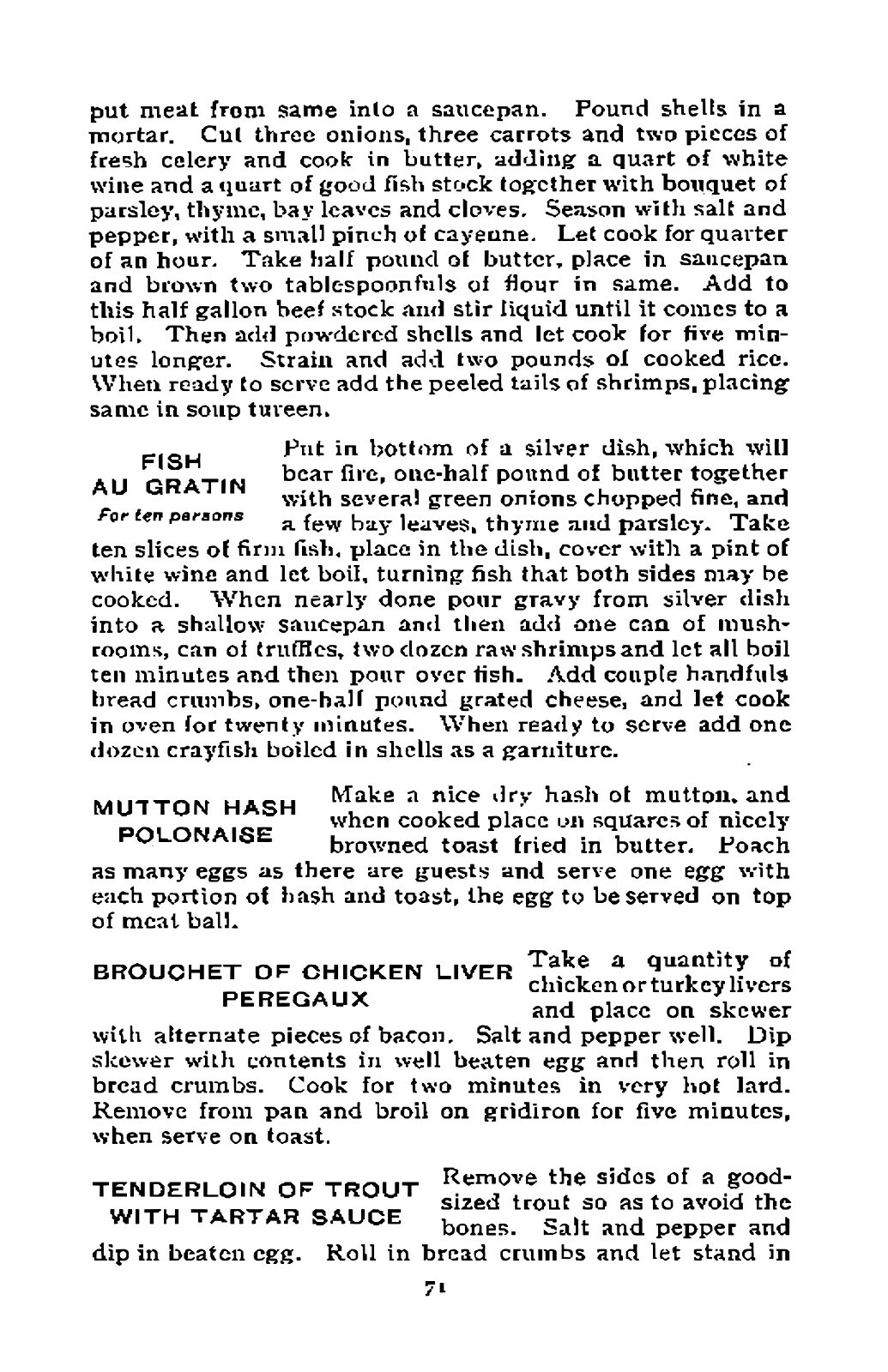 1900 Mme. Begué And Her Recipes; Old Creole Cookery Cook Book 76 Pages