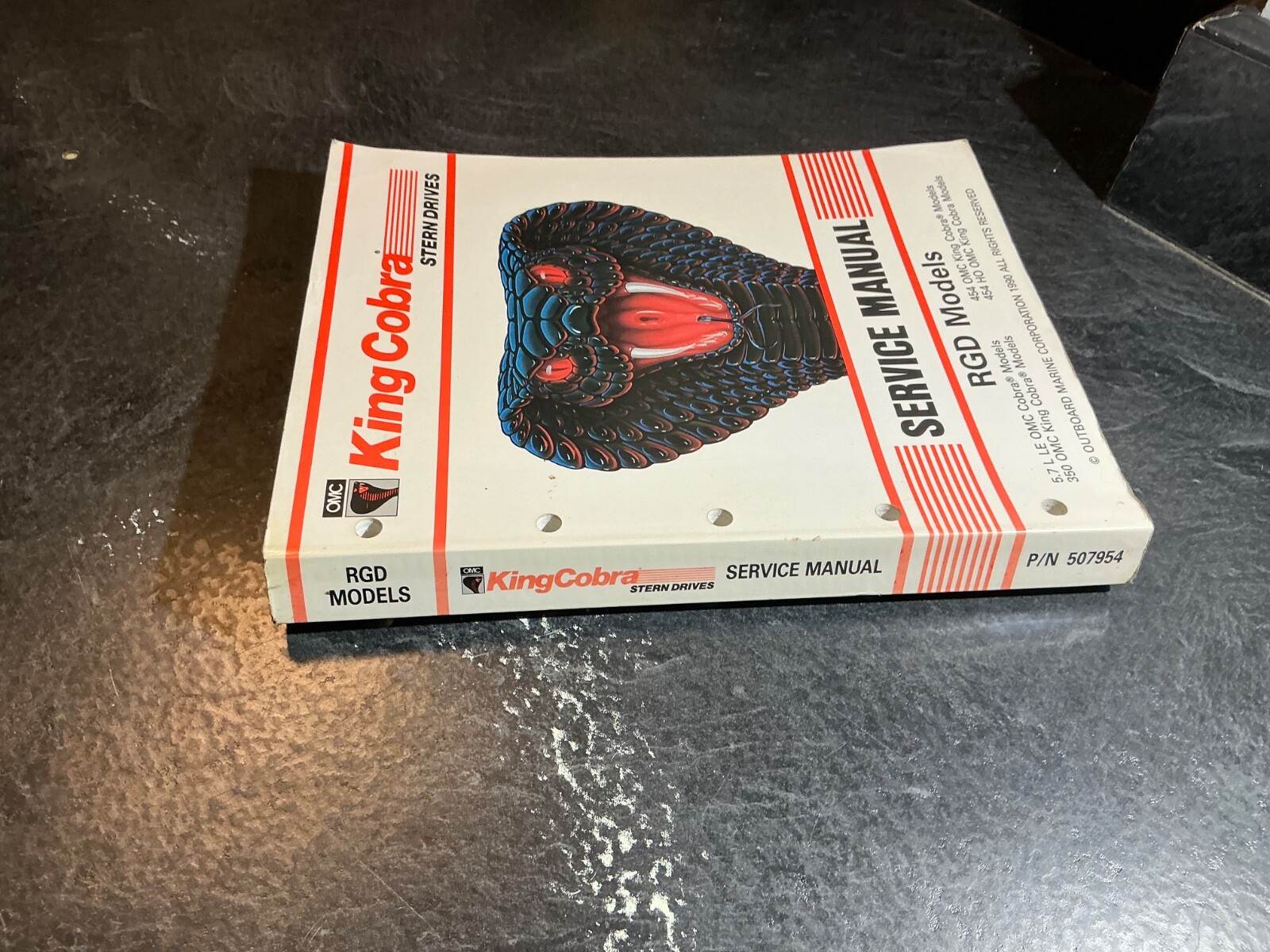 1991 OMC King Cobra Stern Drives RGD Service Manual GM V8 5.7L 350 7.4L 454 C.I.