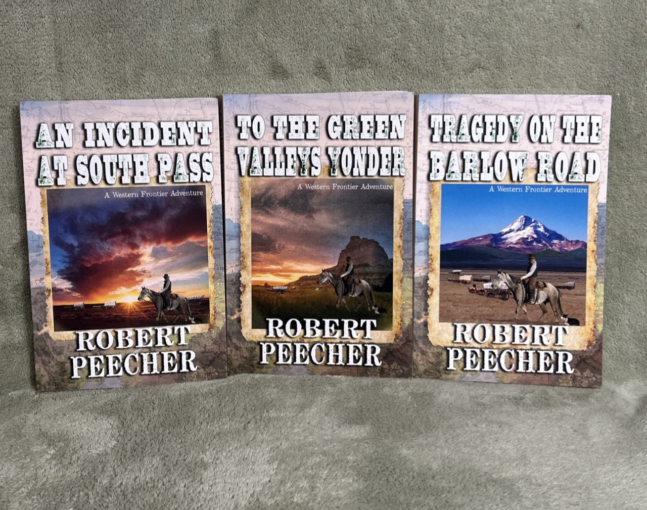Townes Party on the Oregon Trail Complete Trilogy Books 1-3 Robert Peecher PB YT