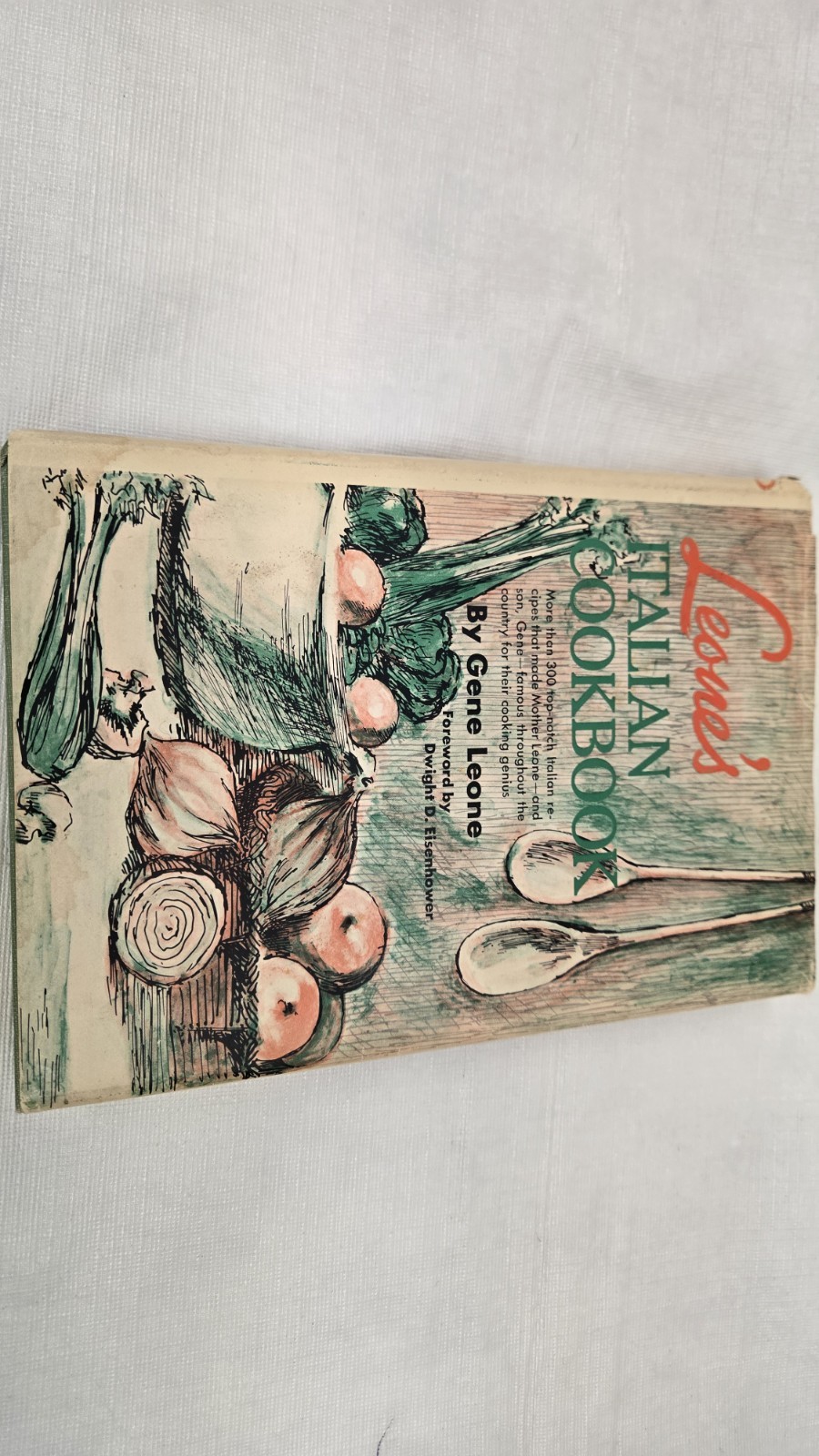 Leone’s Italian Cookbook 1967 Book Club Edition Hardcover By Gene Leone