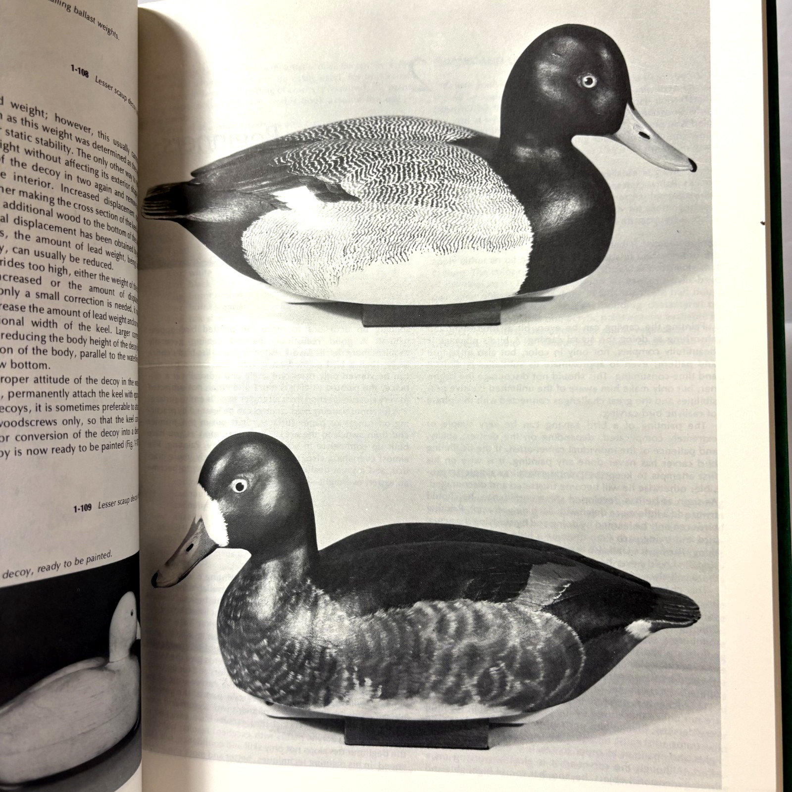 VTG GAME BIRD CARVING HB Book by Bruce Burk (1972) with Dust Jacket