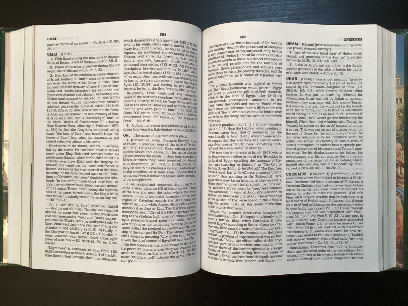 INSIGHT ON THE SCRIPTURES VOLUMES 1 &2 WATCHTOWER BIBLE & TRACT, HARDCOVER 1988