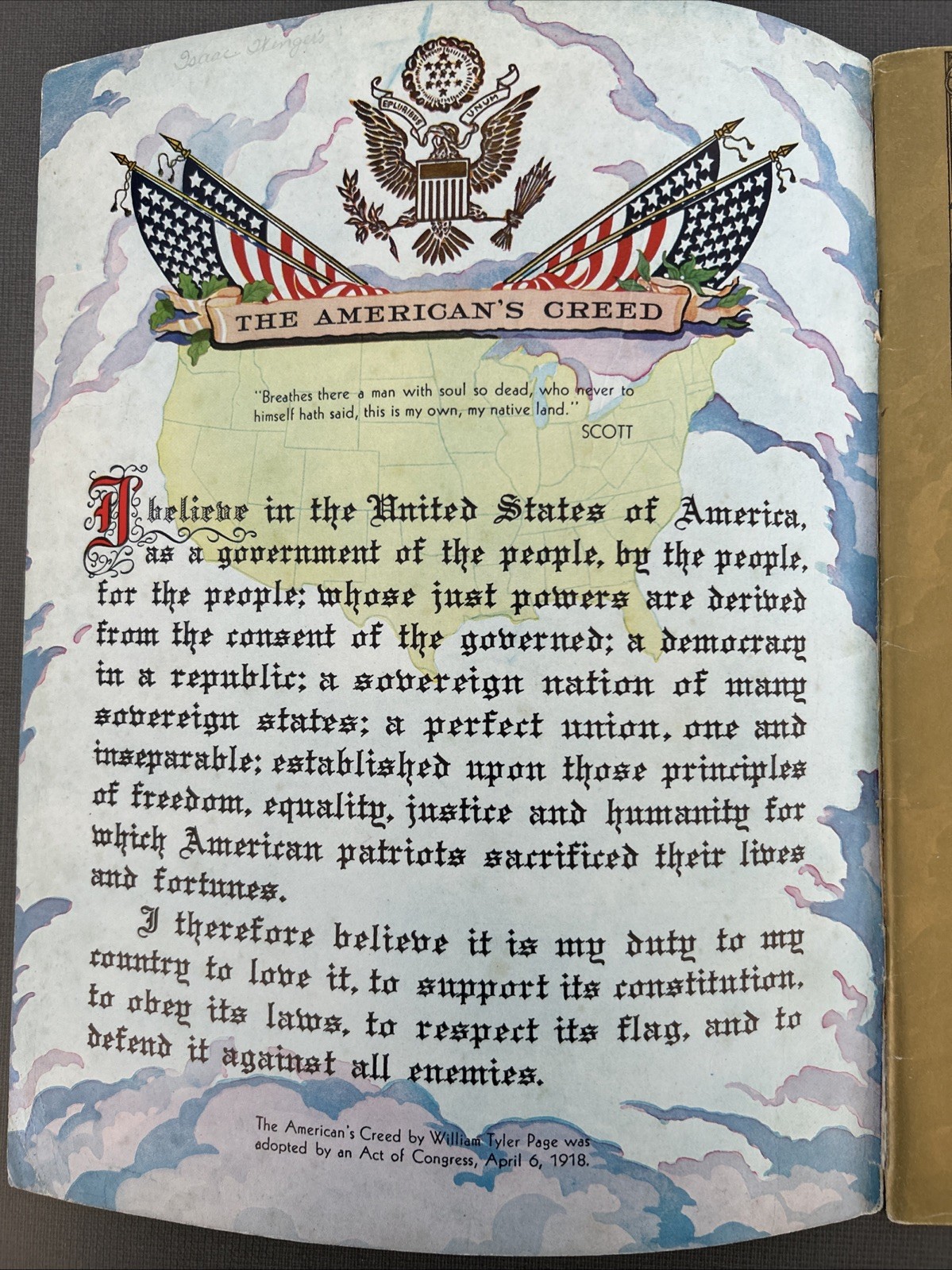 Flags of America an Ideals Publication , 1961 ~JJ