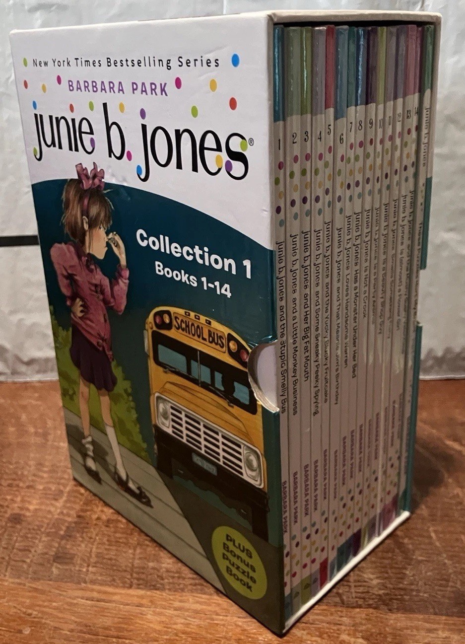 👧 JUNIE B. JONES Puzzle BOX SET CHAPTER BOOKS #1-14 BY BARBARA PARK AGES 6-9