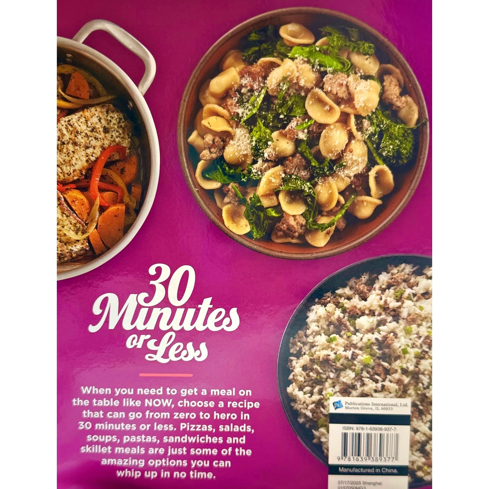 30 Minutes or Less: Quick & Easy Recipes for Every Meal 125 pages