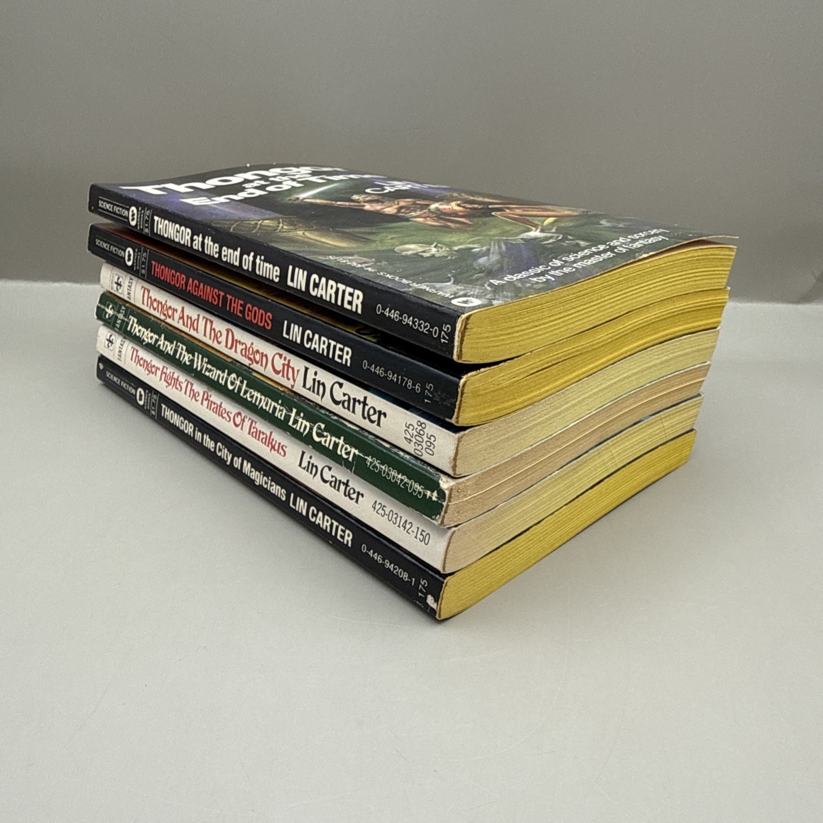 Lin Carter Thongor 1970’s Paperbacks Berkley And Warner Vintage Sci Fi – Lot 6