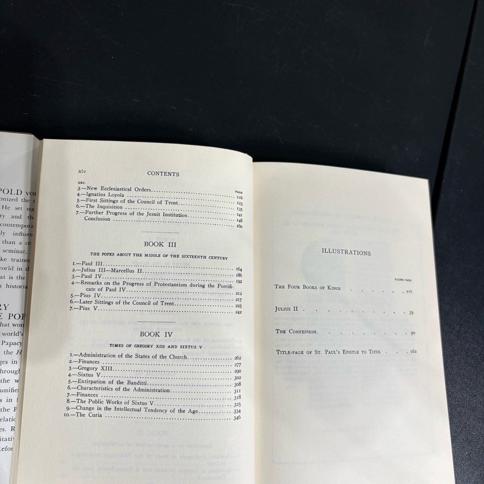 History of the Popes Vol 1 — Leopold von Ranke — 1966 Vintage HC w/ DJ
