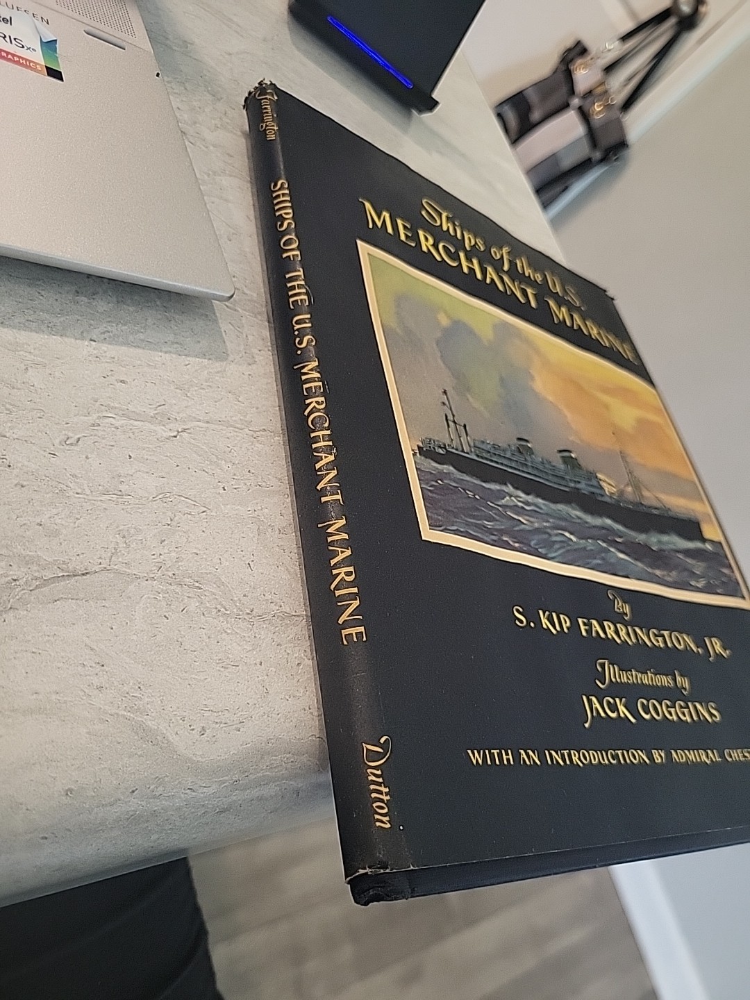 Ships of the U.S. Merchant Marine by S. Kip Farrington Jr. Hardcover 1947 Jacket