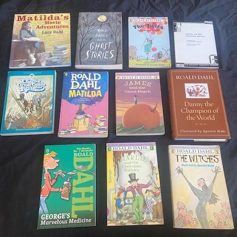11 ROALD DAHL CHILDREN Chapter BOOK LOT Charlie James Magic Witch Ghose Matilda