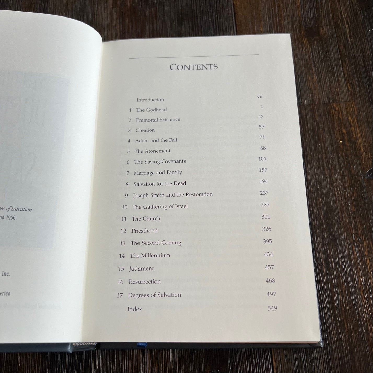 Selections From Doctrines of Salvation Joseph F Smith Leather Employee Gift Book
