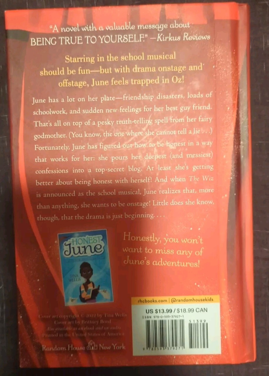 Honest June: The Show Must Go on – by Tina Wells (Hardcover)