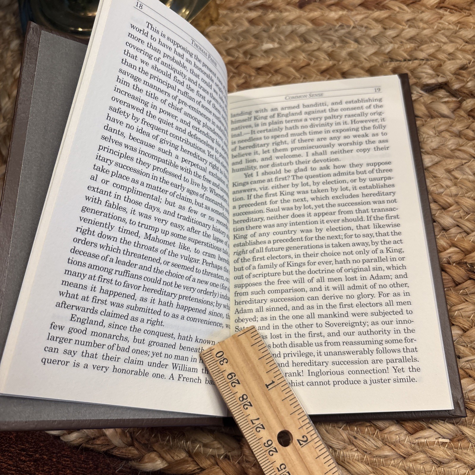 Common Sense Hardcover by Thomas Paine Applewood Books