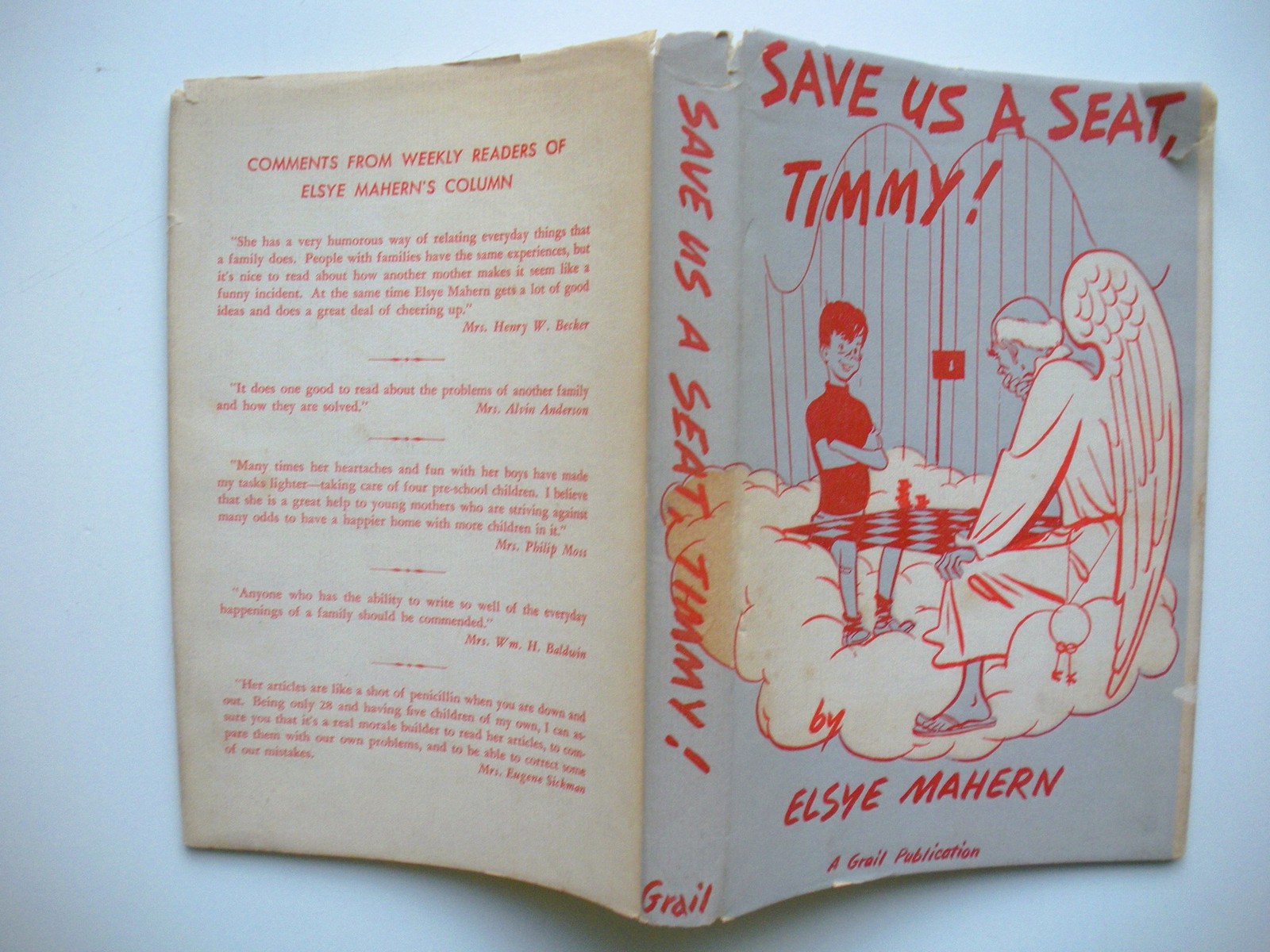 SAVE US A SEAT, TIMMY! by Elsye Mahern 1953 HCDJ First Edition Short Stories