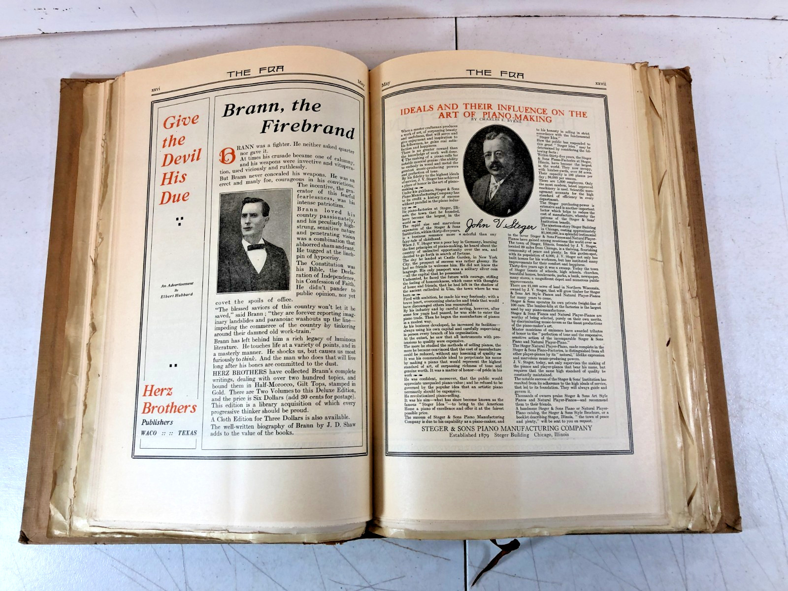 Vol 13: The FRA: Exponent of The American Philosophy, April-Sept 1914, E-119