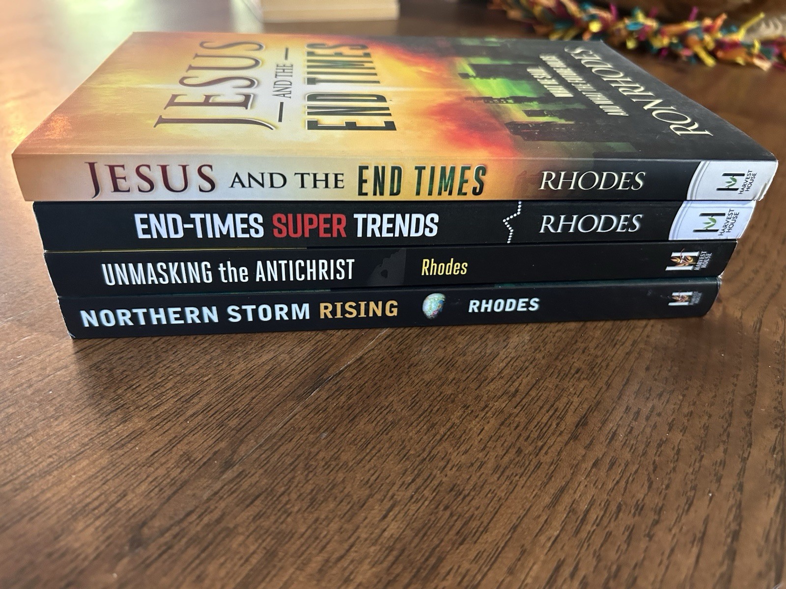4 RON RHODES PB Lot Jesus and End Times, Super Trends Christian Prophecy Rapture