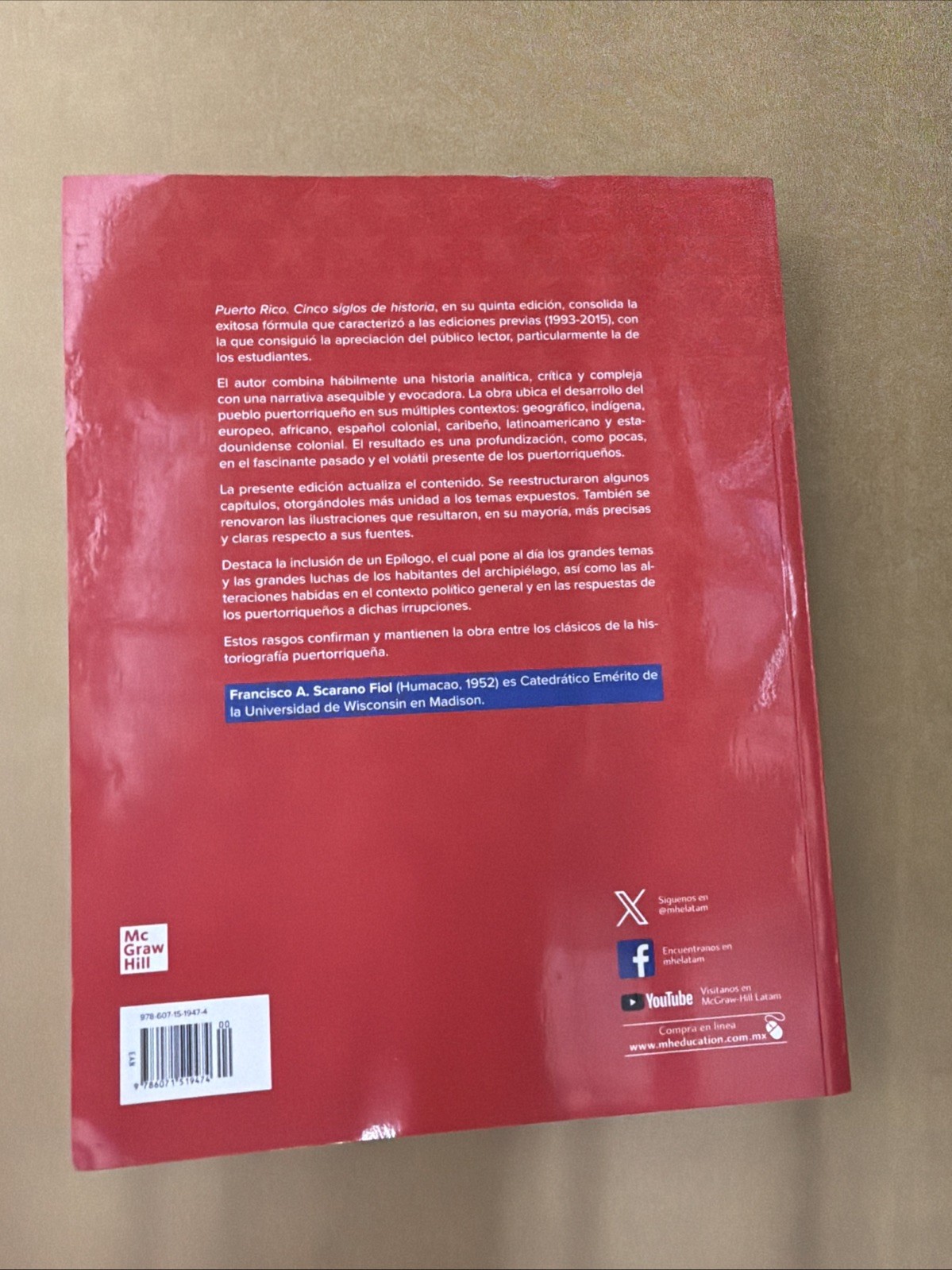 Puerto Rico. Cinco Siglos de Historia – 5th Edición