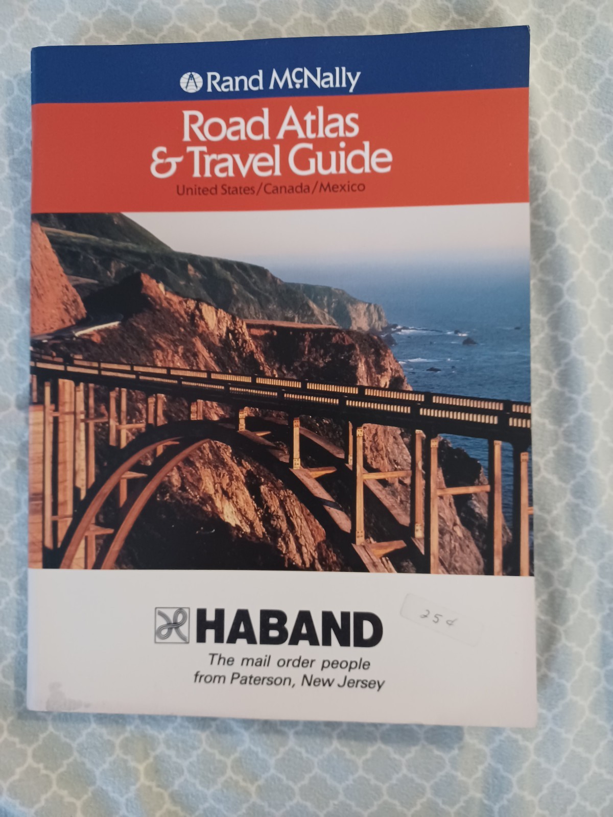Rand McNally 1988 Road Atlas & Travel Guide United States Canada 11″x8″