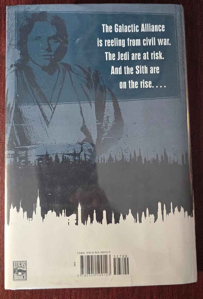 Star Wars EU Fate of the Jedi #2: Omen, by Christie Golden – HC w/DJ 1st 2009