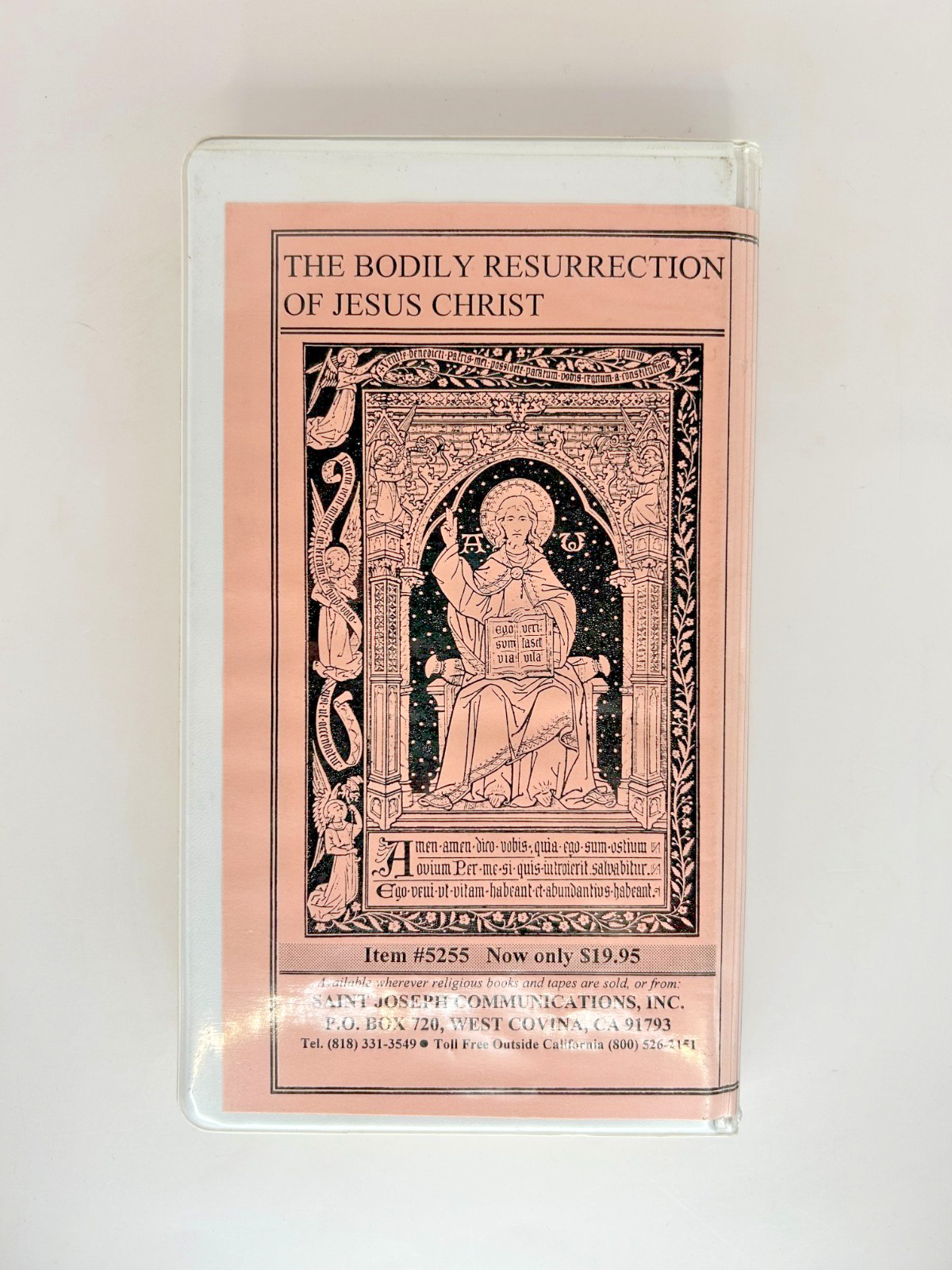 Scott Hahn Bodily Resurrection Jesus Christ 3 Cassette Set St Joseph Catholic