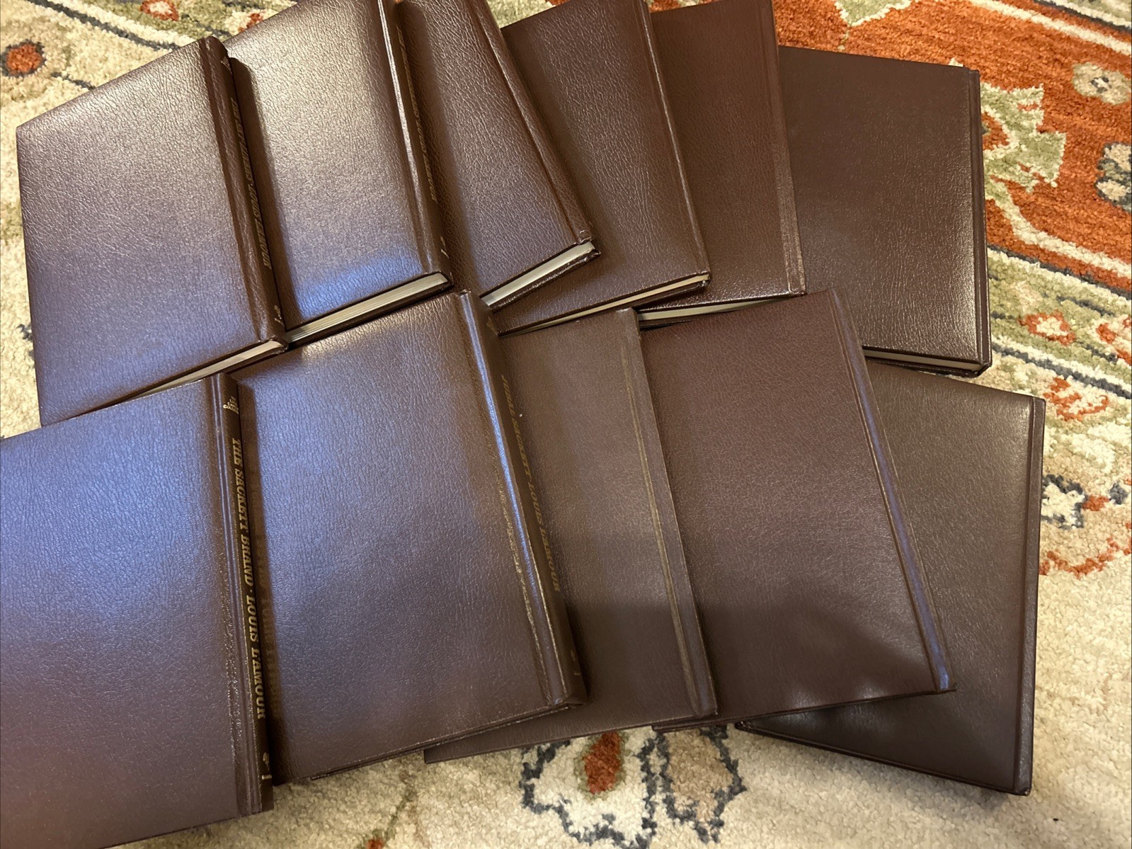 Louis L’Amour Leatherette SACKETT Collection Nearly Complete 15 Vol & Companion