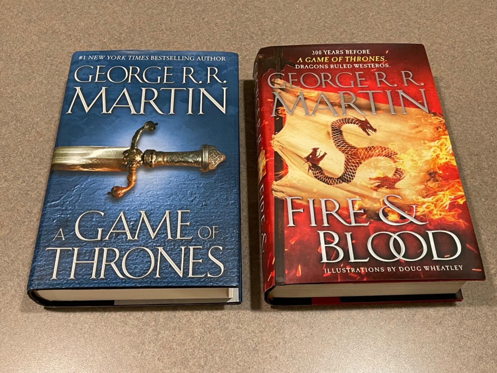 A Game of Thrones & Fire & Blood George R R Martin (Hardcover Lot) House Dragon