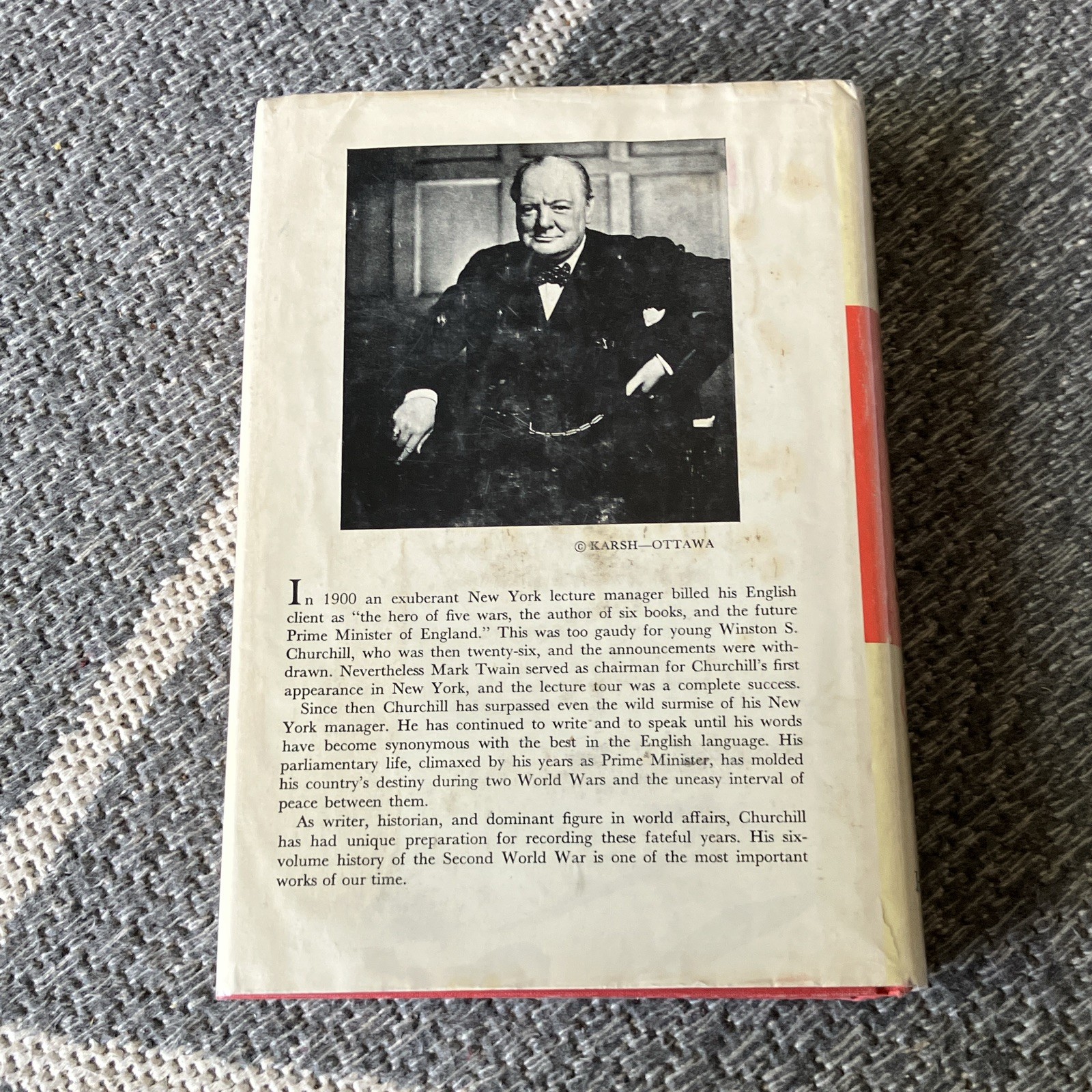 Winston S. Churchill The Second World War: Six Vol Set HC DJ 1948