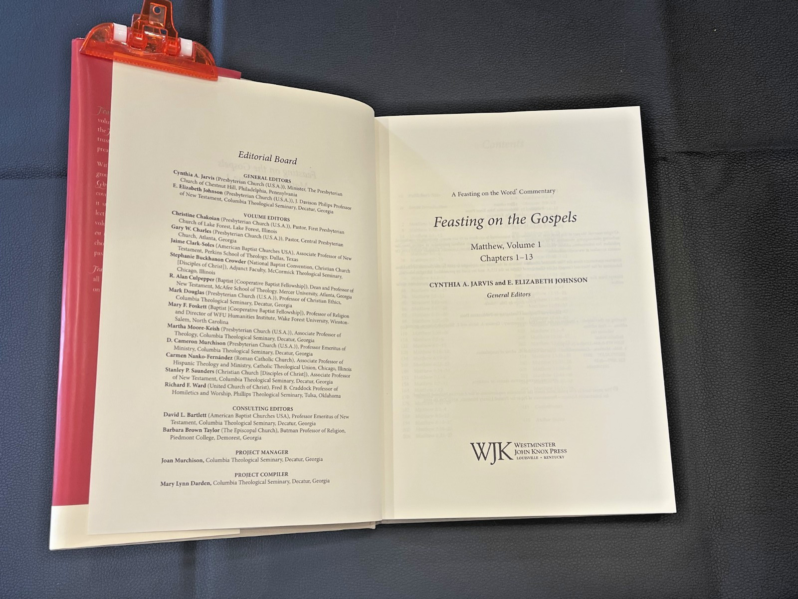 FEASTING ON THE GOSPELS Hardback Books WLK Set of 5