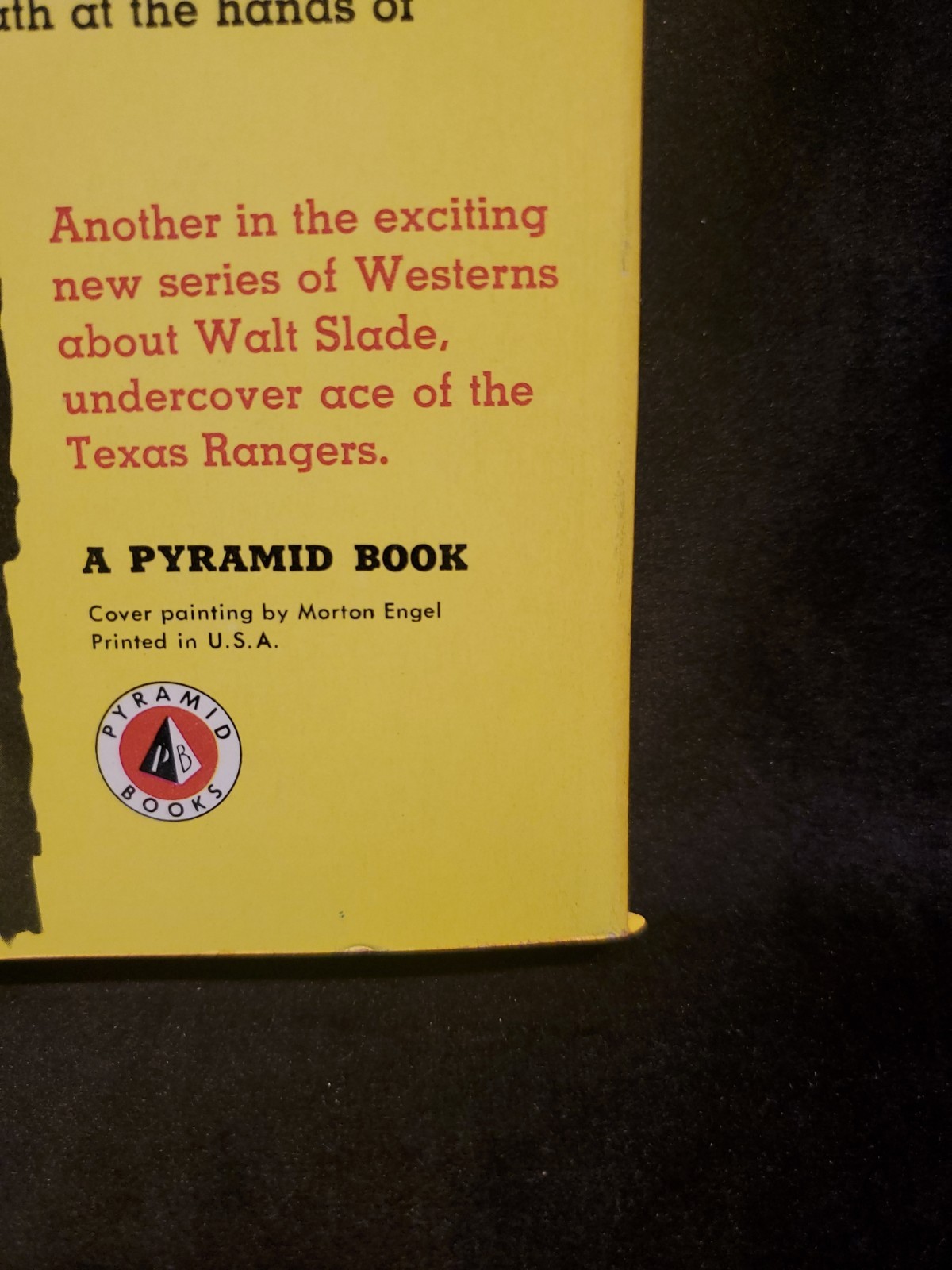 1957 First Edition Powder Burn Bradford Scott Pyramid 258 UNREAD Near Mint