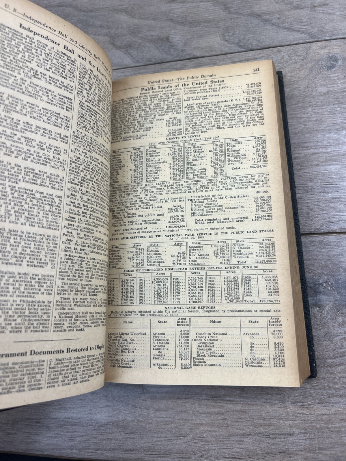 The World Almanac and Book of Facts 1946 & 1974 Vintage Hardcover Set