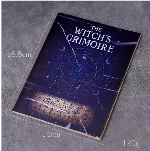 77 Pages Witchcraft Grimoire Pages Book of Shadows Kit with Moon Phases