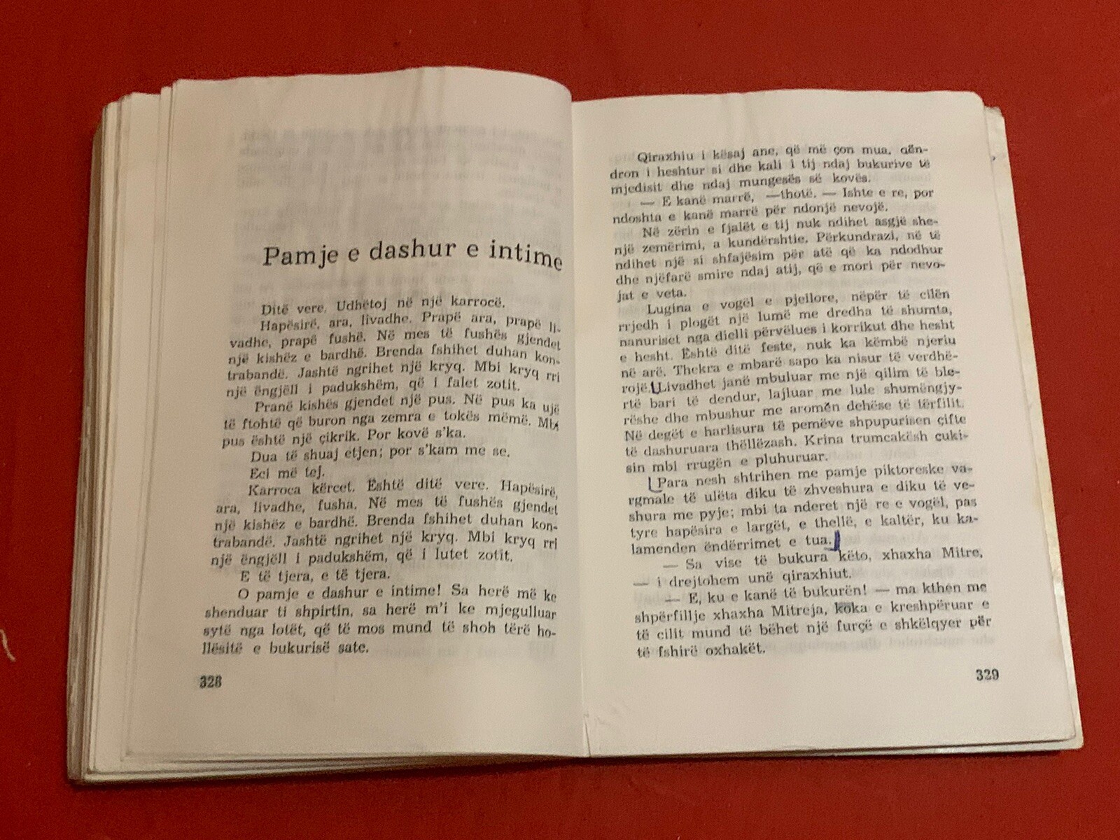 OLD ALBANIAN BOOK-TREGIME E NOVELA-ELIN PELIN-ALBANIAN LANGUAGE-366 pages