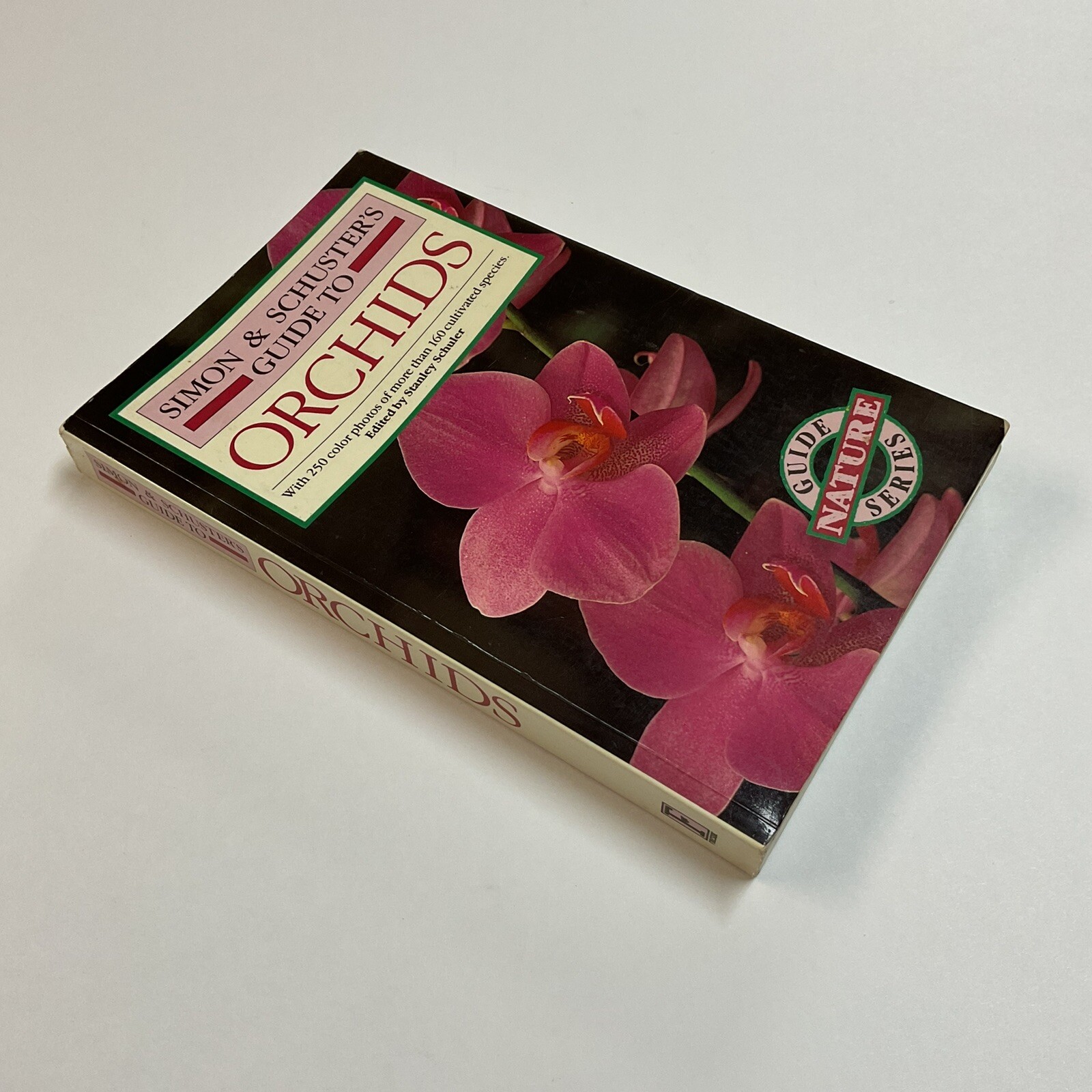 Simon & Schuster’s Guide To Orchids Paperback Book Color Photos Flowers Plants