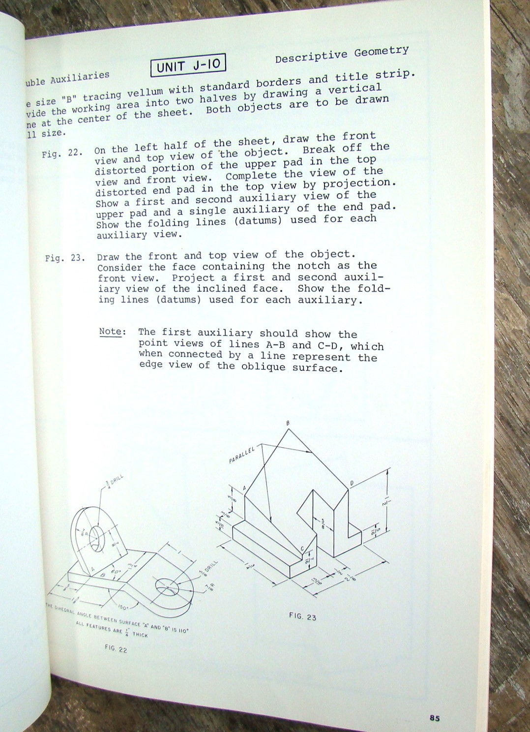 Drafting Technology Problems 📐1981 PB 2nd Ed✏️ Gerevas Mechanical Drawing STEM