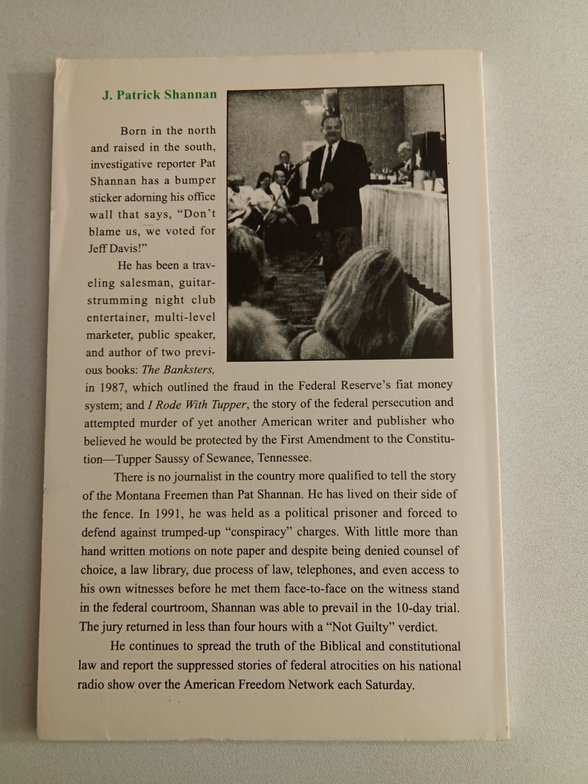 Montana Freeman: The Untold Story of Government Suppression by Patrick Shannan
