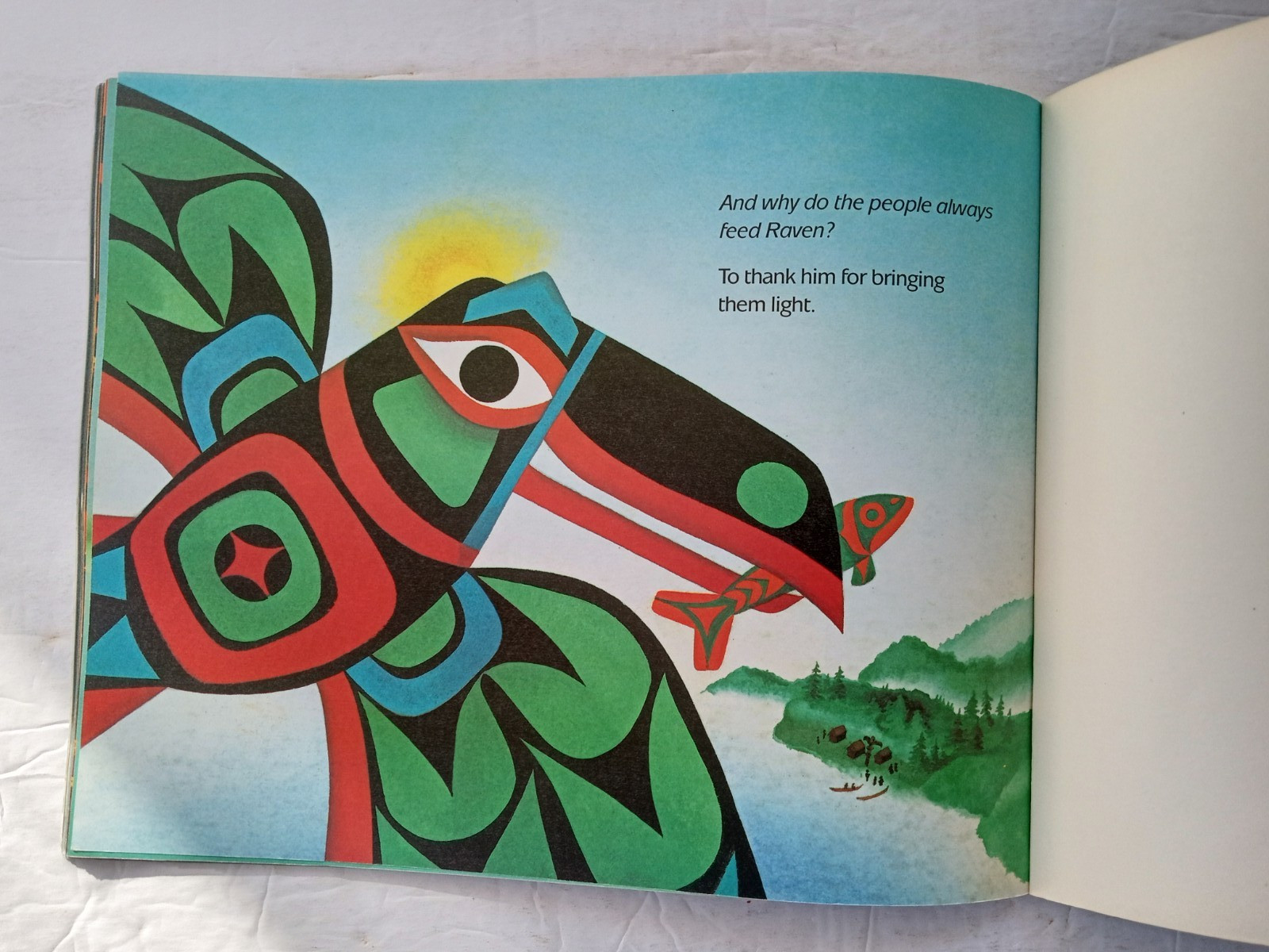 RAVEN A Trickster Tale From The Pacific Northwest Gerald McDermott 1993 PB 1st