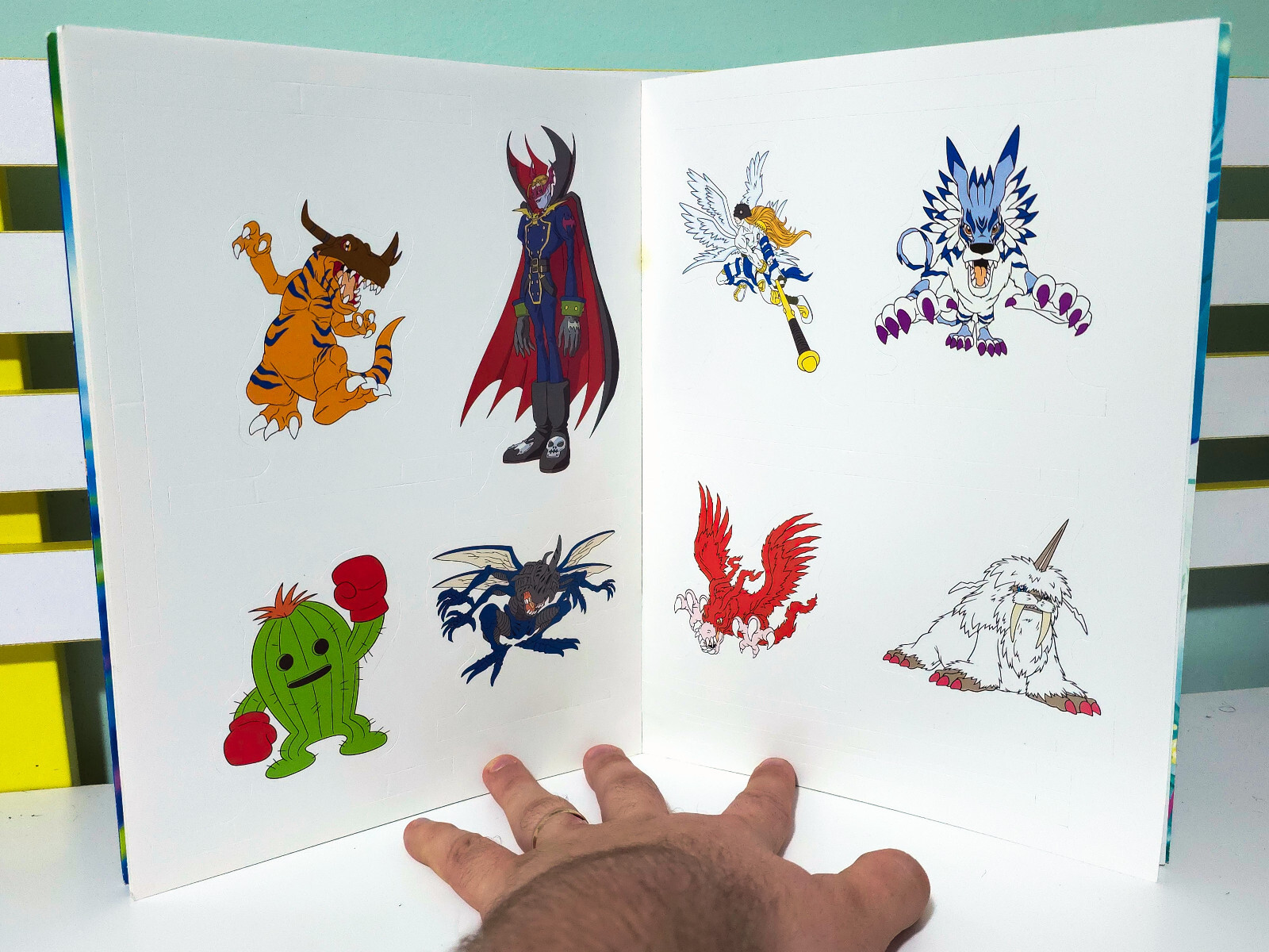 Digimon Digital Monsters Create-a-Scene Book! 2000 Children’s Fun Activity Book