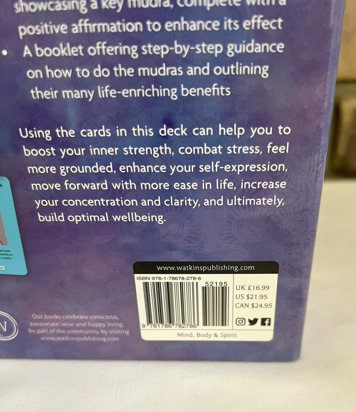 Mudras For Modern Living 49 Card Deck Swami Saradananda Sealed Watkins