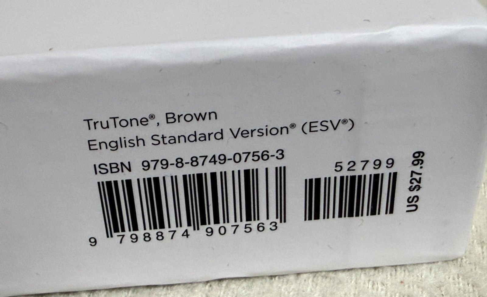 Holy Bible : ESV Compact Bible TruTone, Brown, Red Letter Edition