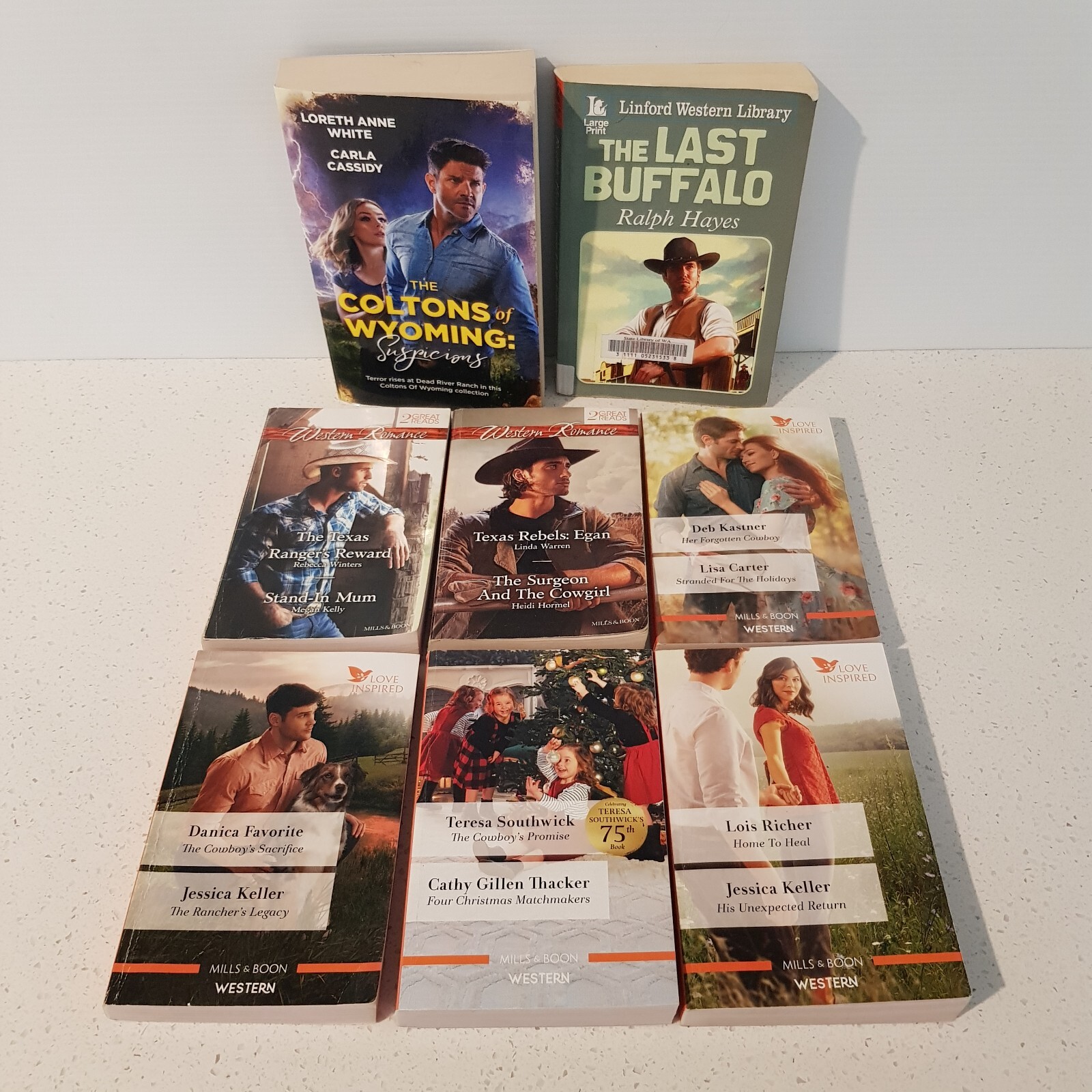 Mills and Boon Books – Bulk Bundle x 15 Western Themed Stories (2292)