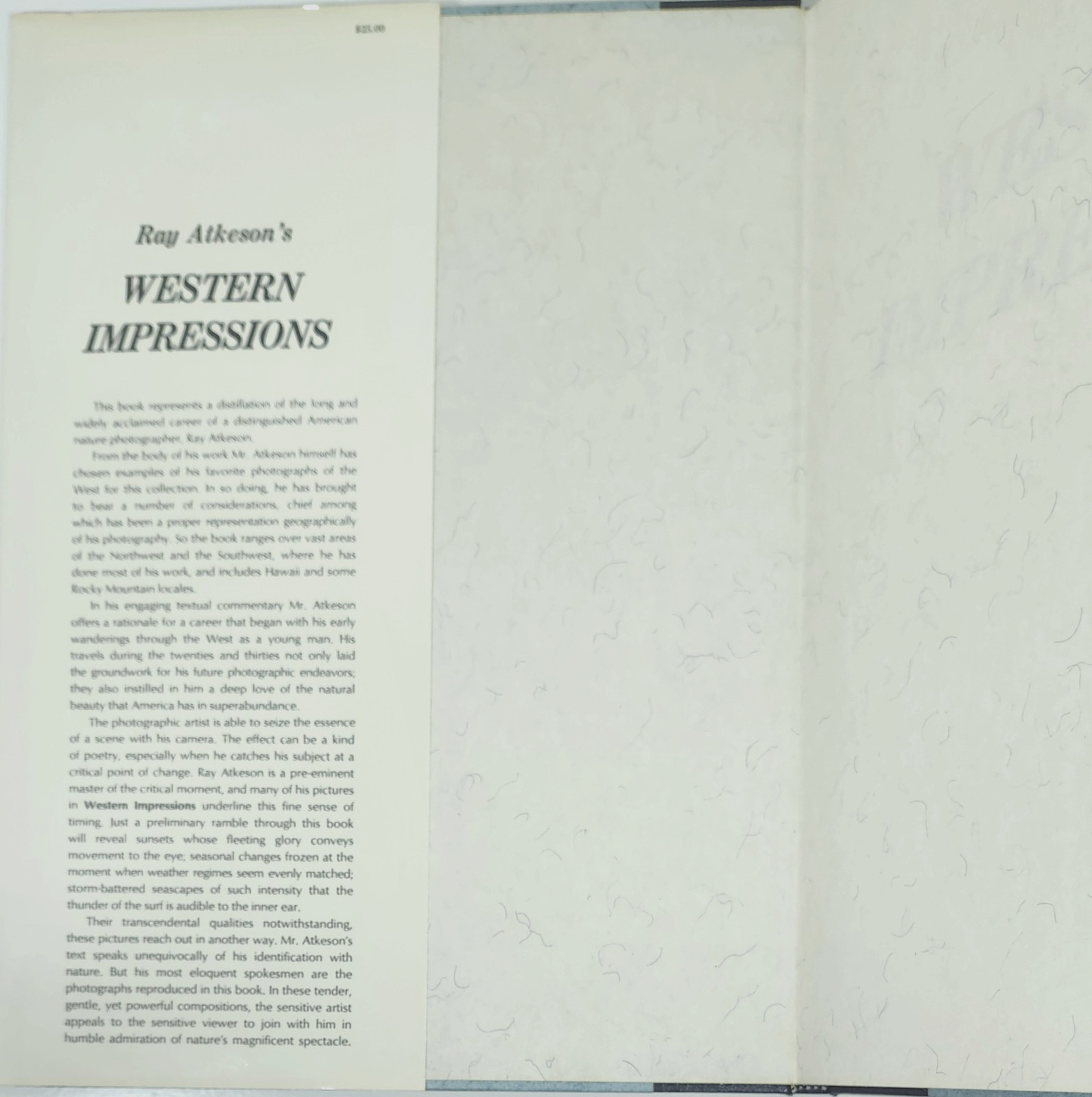 Ray Atkeson’s Western Impressions (1977 HC) VTG Landsape Photography-Gorgeous