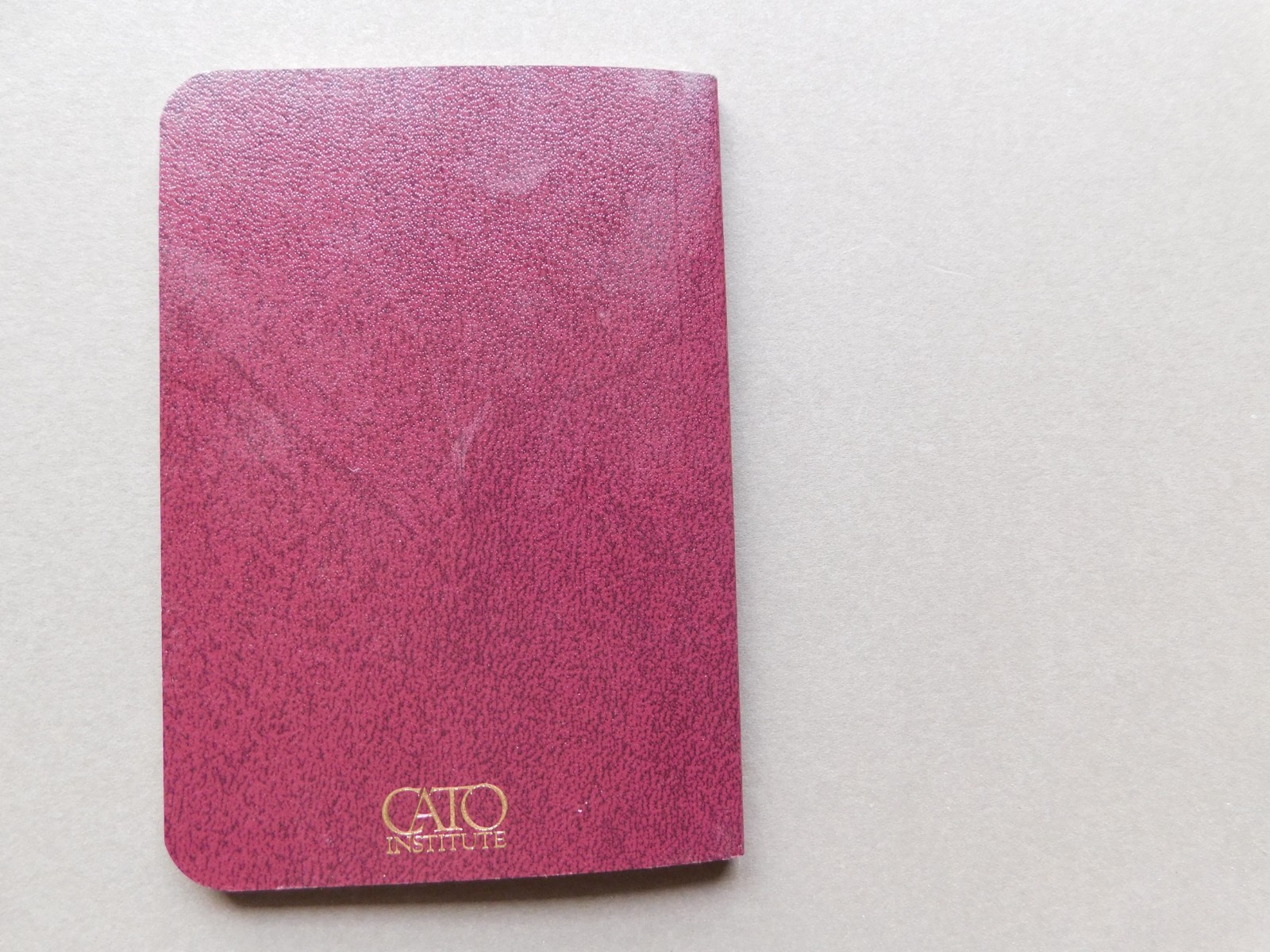 Pocket sized: Declaration of Independance & Constitution – 2019 CATO Inst – red