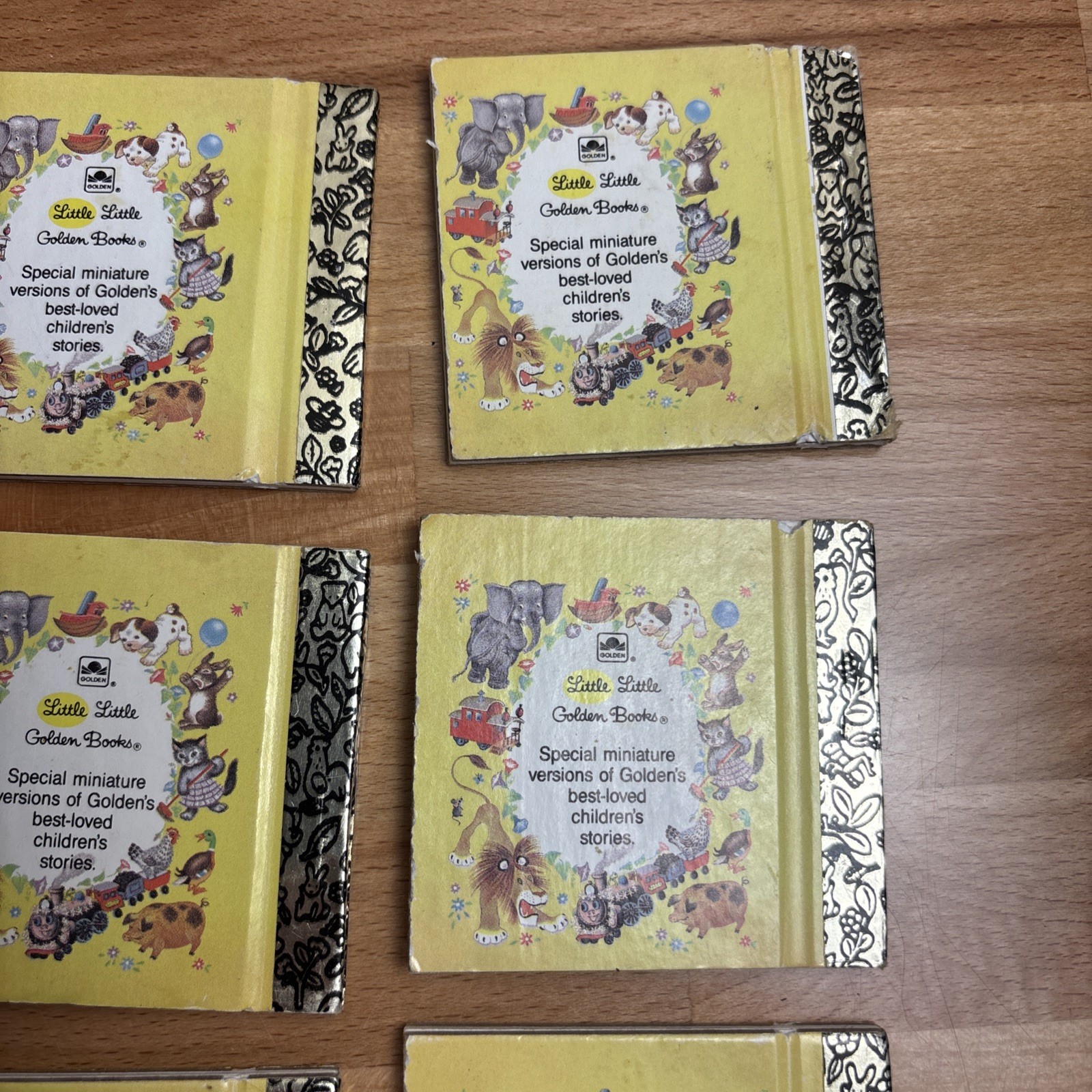 Vintage Little Little Golden Books Mini Lot Of 9