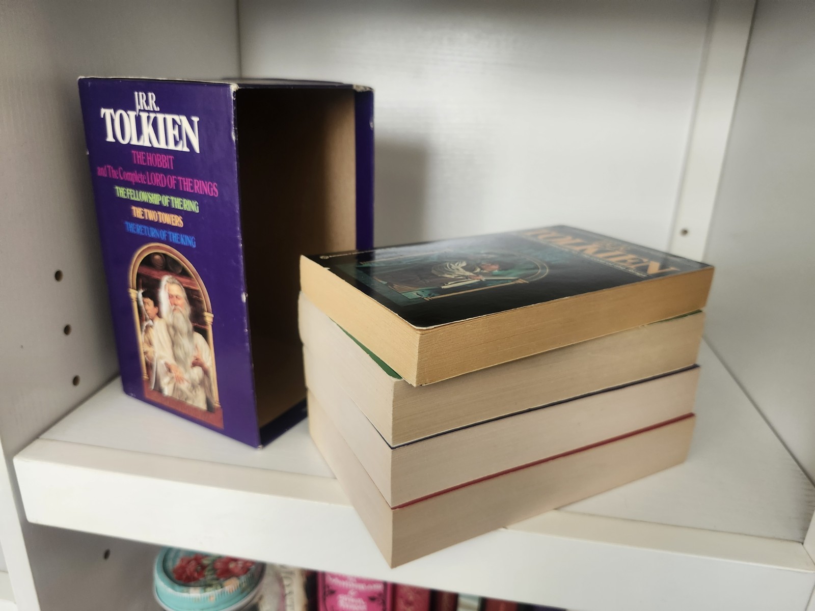 LOTR Box Set 1982 and Chronicles of Narnia Box Set 1978 Vintage Books