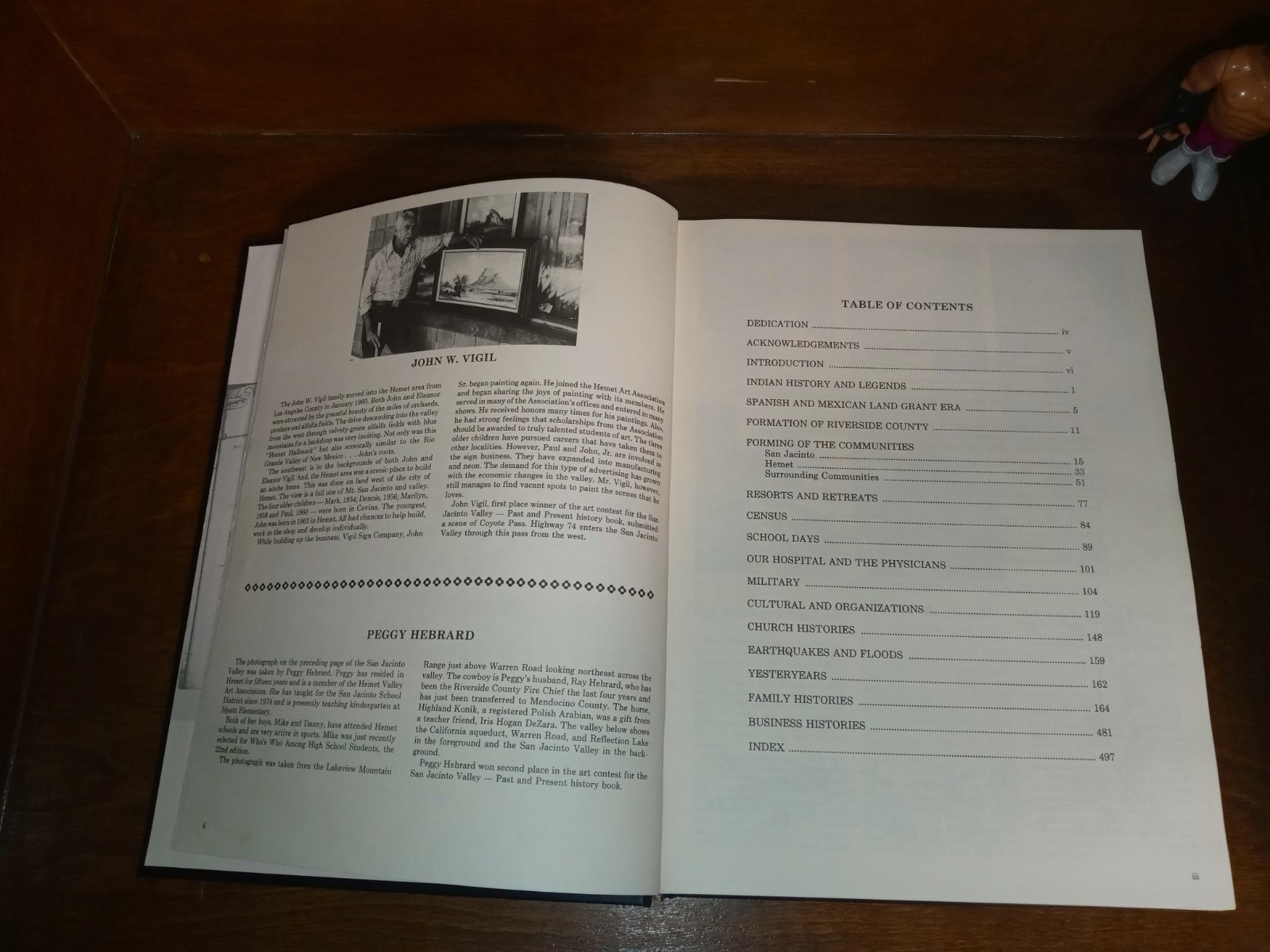 SAN JACINTO VALLEY Past and Present CALIFORNIA Volume I 1989 Hard Cover