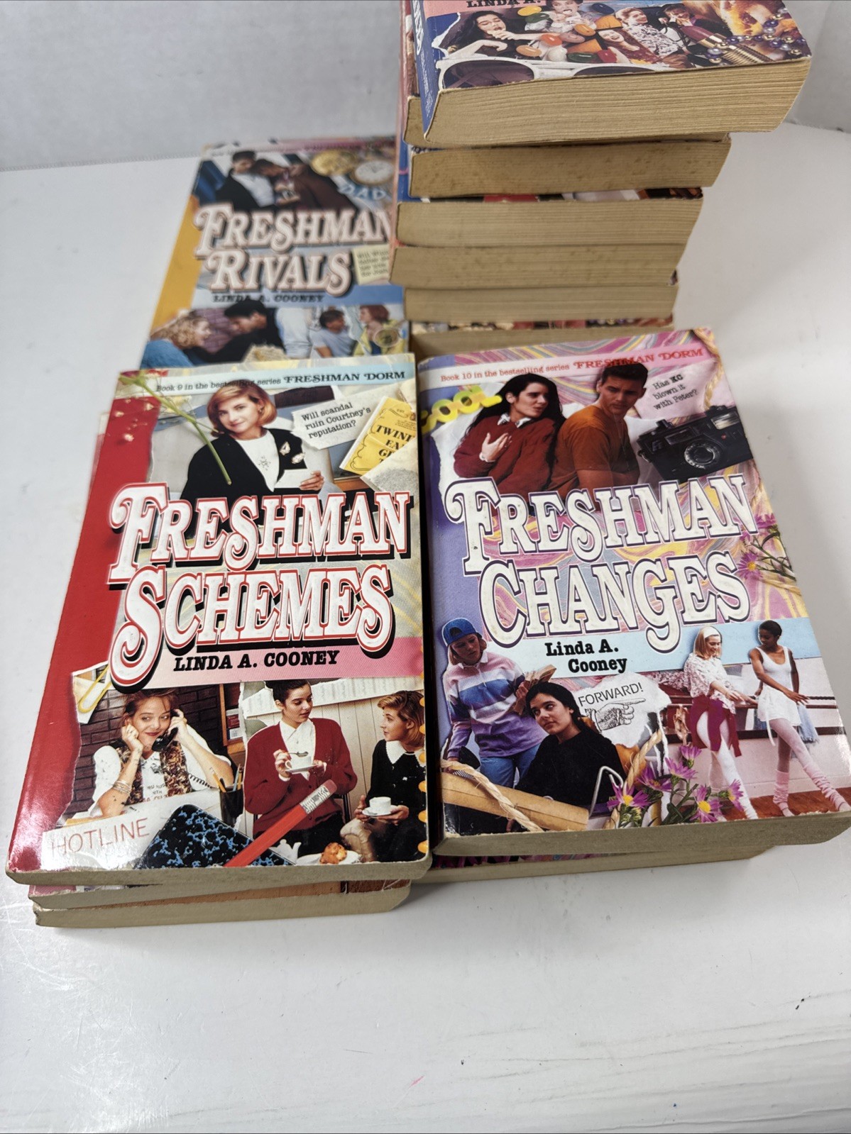 Vintage YA Freshman Dorm Series Lot of 16 Books 1990’s Linda A. Cooney Paperback