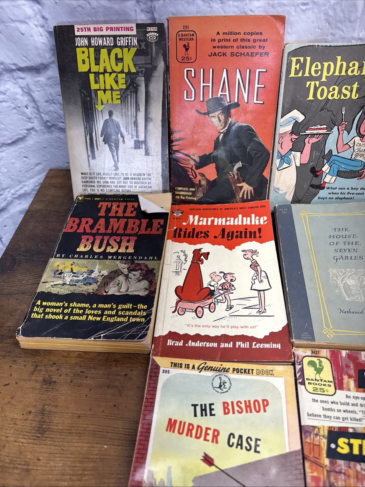 Vintage Paperback Book Lot Of 20 1950s-70s Western Adventure Mystery Classics