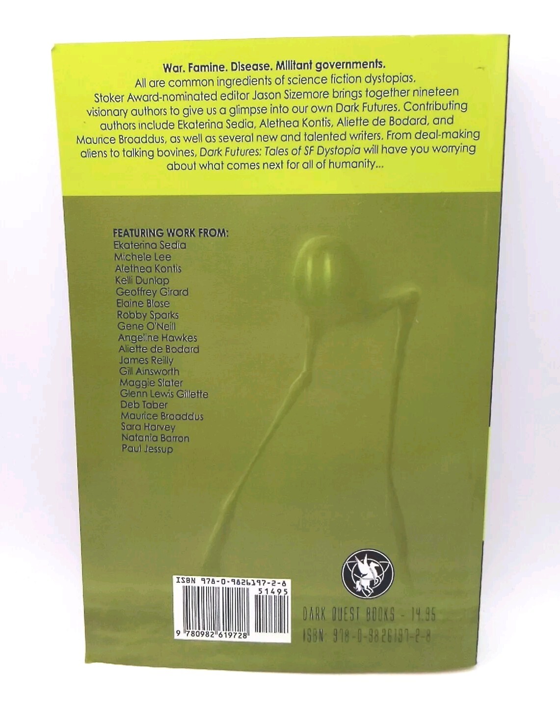 Dark Futures Tales of SF Dystopia Jason Size more Scarce Sci Fi Anthology