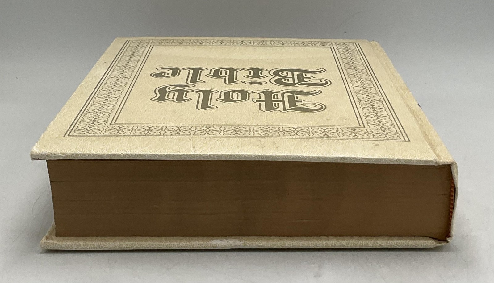 HOLY BIBLE HARDCOVER FAUX LEATHER BOUND ENGLISH RELIGIOUS
