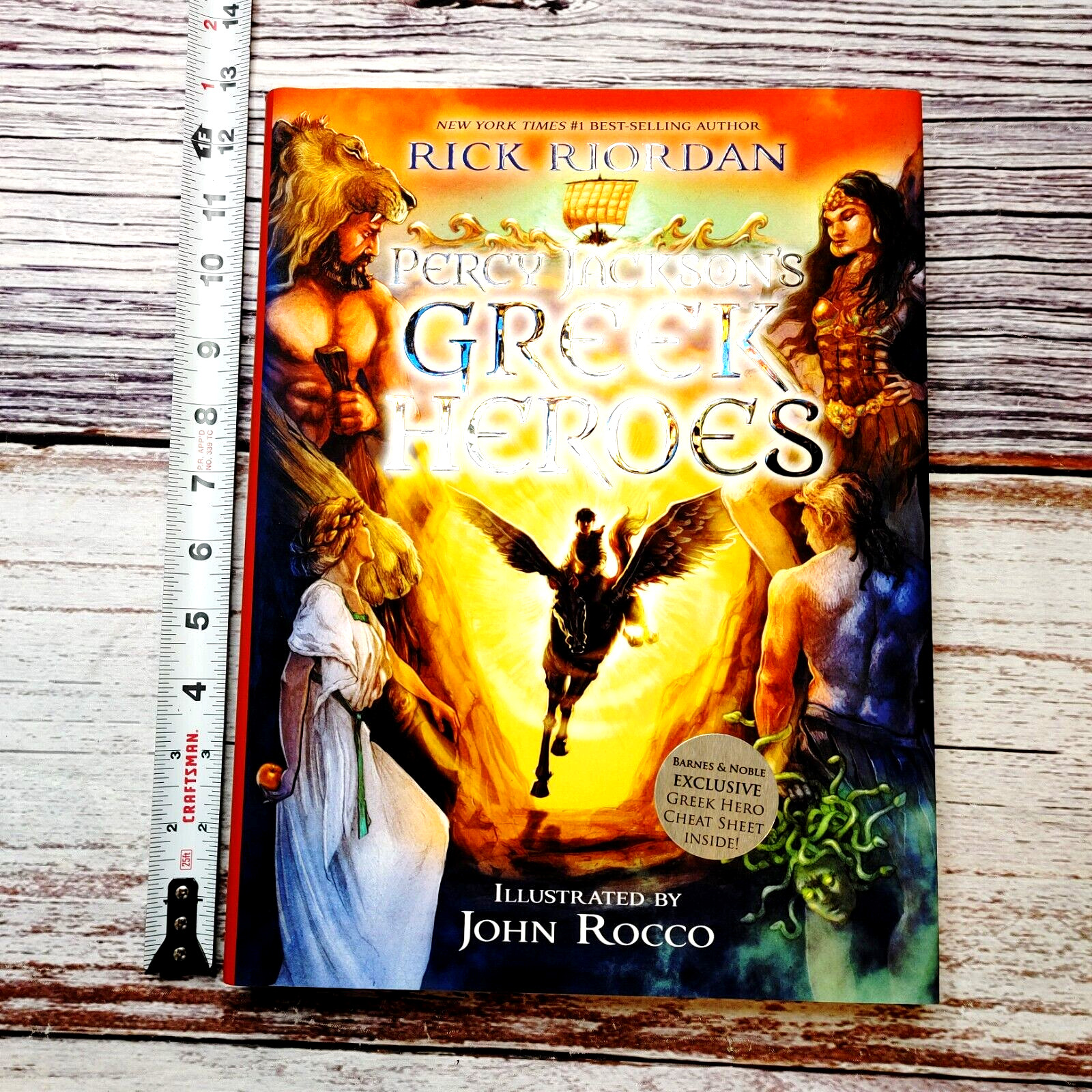 Percy Jackson’s Greek Heroes by Rick Riordan 2015 Hardcover 1st Ed/Exclusive.