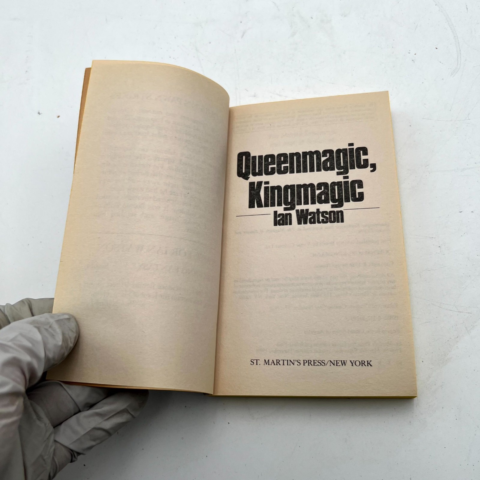 Queenmagic, Kingmagic by Ian Watson 1986 Science Fiction Fantasy Novel Book PB